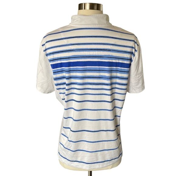 Tail White Label - Blue Stripe 1/4 Zip Top Women's Size Large - Picture 7 of 11